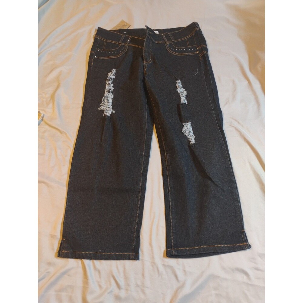 Sexsi Pompis Women Black Jeans 18 Capri